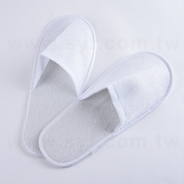 半包拉毛布拖鞋