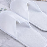 半包拉毛布拖鞋