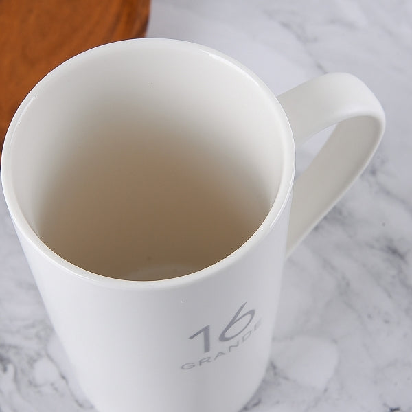 470ml霧面陶瓷馬克杯-可客製LOGO圖案