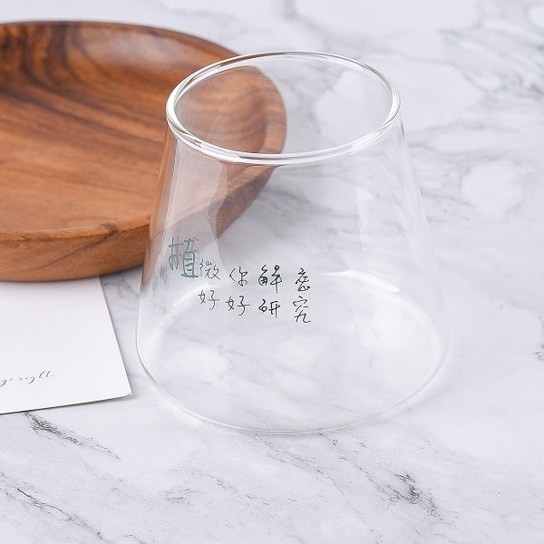 300ml錐形玻璃杯