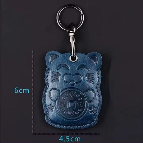 客製復古真皮鑰匙圈