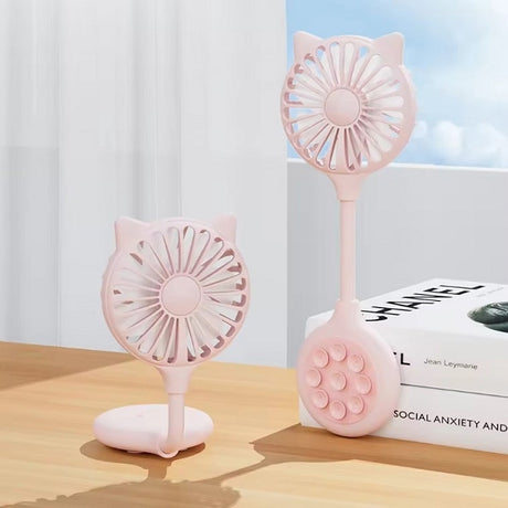 USB可充電吸盤小風扇