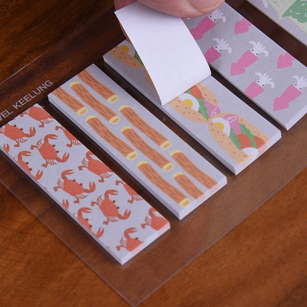 PVC透明背卡便利貼