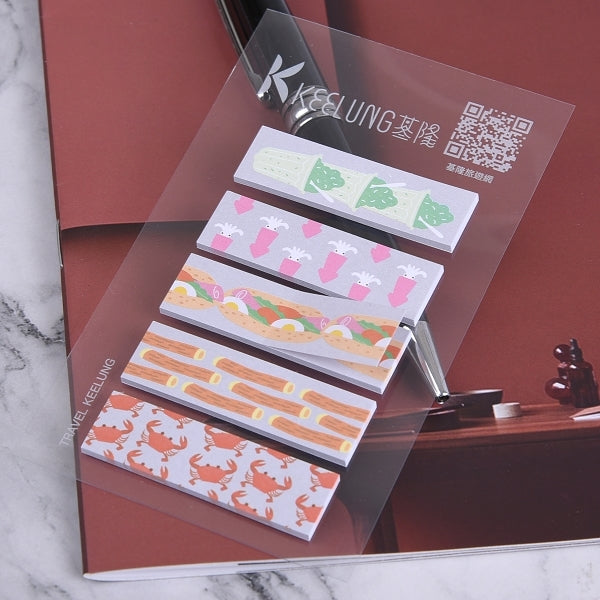 PVC透明背卡便利貼