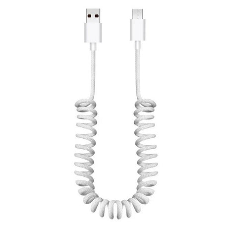 USB傳輸充電線-彈簧充電線