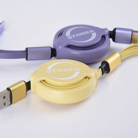 客製三合一伸縮充電線