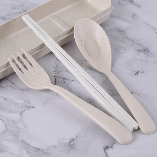 小麥桔梗餐具3件組