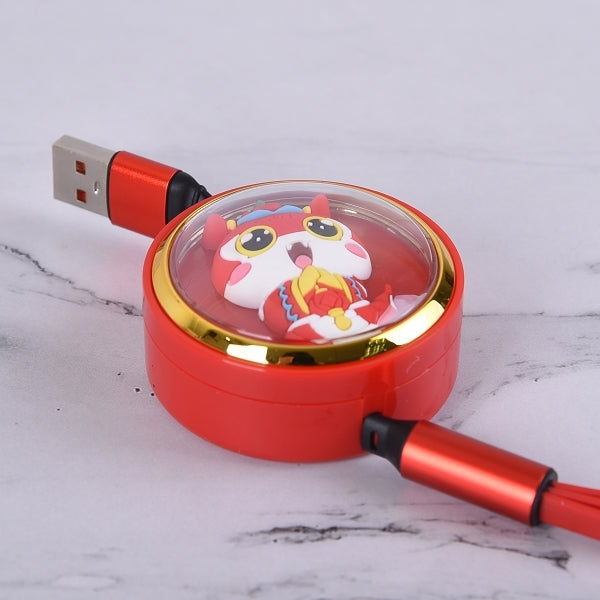 蛇年太空艙三合一充電線