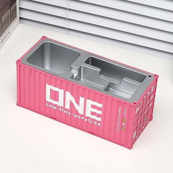 工業風貨櫃造型筆筒