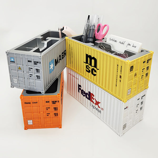 工業風貨櫃造型筆筒