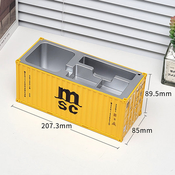 工業風貨櫃造型筆筒