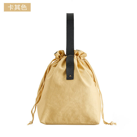 帆布束口保溫保冷提袋