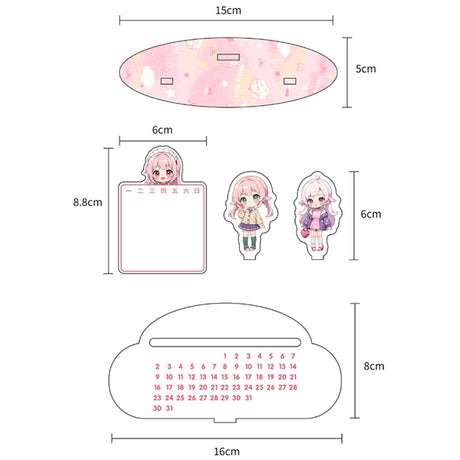 客製造型壓克力萬年曆
