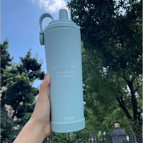 830ml陶瓷塗層內膽不鏽鋼吸管杯