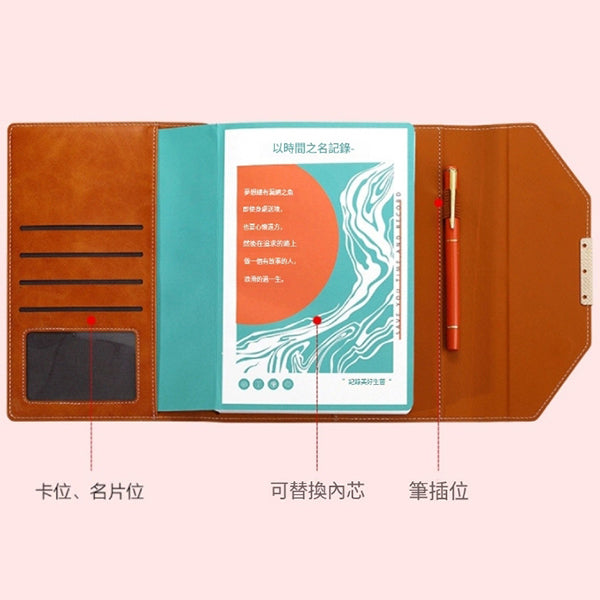 A5三折記事本