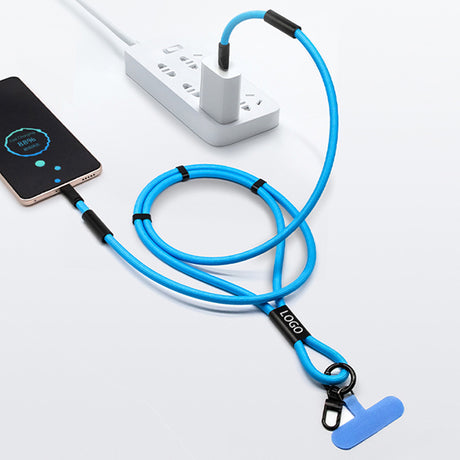二合一60W快充掛繩充電線