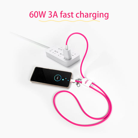 四合一掛繩數據充電線