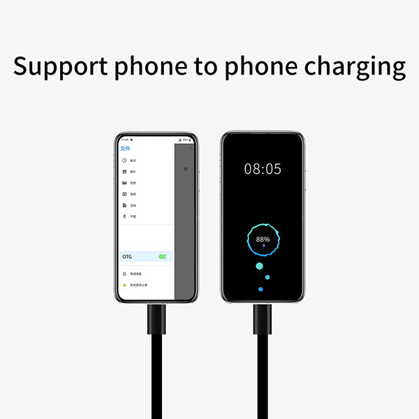 65W快充手機支架伸縮傳輸充電線