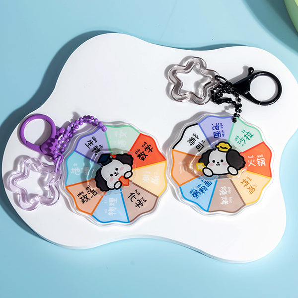 旋轉壓克力鑰匙圈