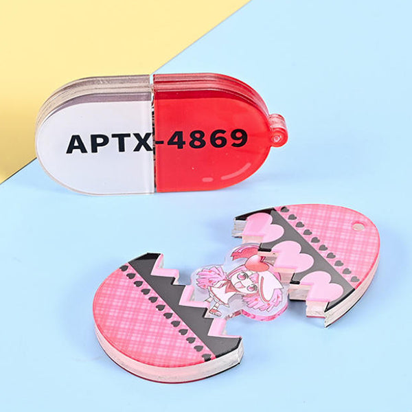 壓克力抽拉鑰匙圈