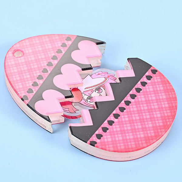 壓克力抽拉鑰匙圈