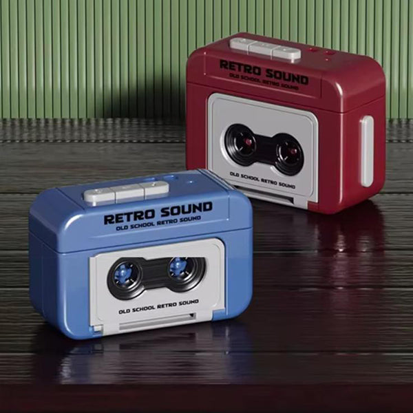 迷你復古錄音機鑰匙圈