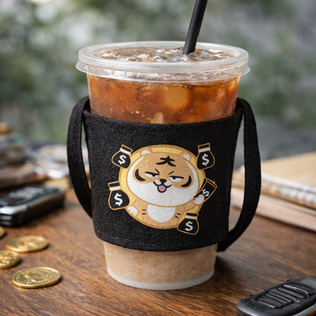 黑色杯套