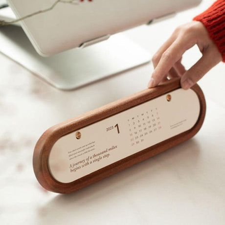 木質桌曆