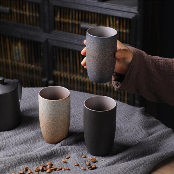 粗陶咖啡杯