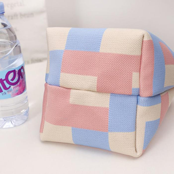 繩結手提針織包