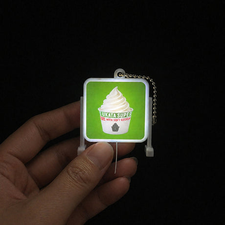 迷你燈牌發光鑰匙圈
