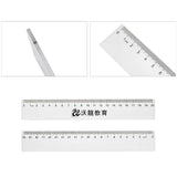 20cm透明塑膠廣告尺