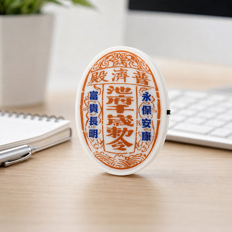 客製橢圓形燈箱磁鐵