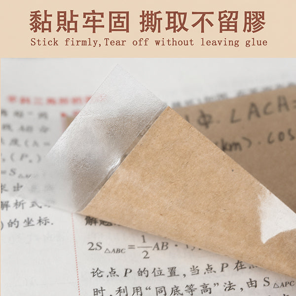 透明可折疊擴充牛皮紙便利貼