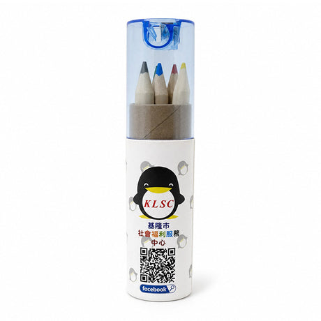 6色短彩色鉛筆