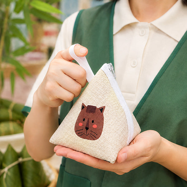 立體三角零錢包