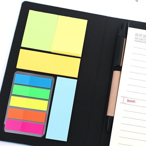 4合1高質感兩折磁吸便利貼套組