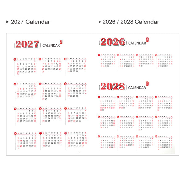 2027-25K工商日誌內頁-左三右四式
