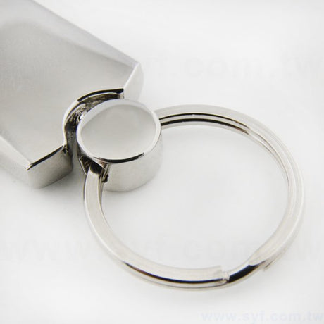 皮製隨身碟-鑰匙圈禮贈品USB-金屬皮環革材質隨身碟-客製隨身碟容量-採購訂製印刷推薦禮品