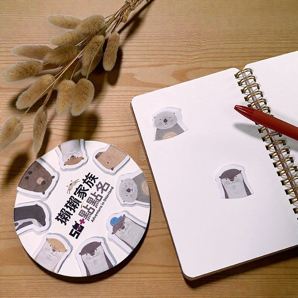 底板便利貼-12x12cm-背卡雙面彩印/內頁彩印(30張)