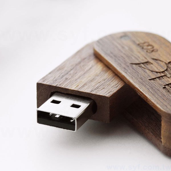環保隨身碟-原木禮贈品USB-木質旋轉隨身碟-客製隨身碟容量-採購訂製印刷推薦禮品