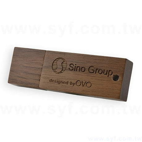 環保隨身碟-原木禮贈品USB-帽蓋木質隨身碟-客製隨身碟容量-採購訂製印刷推薦禮品