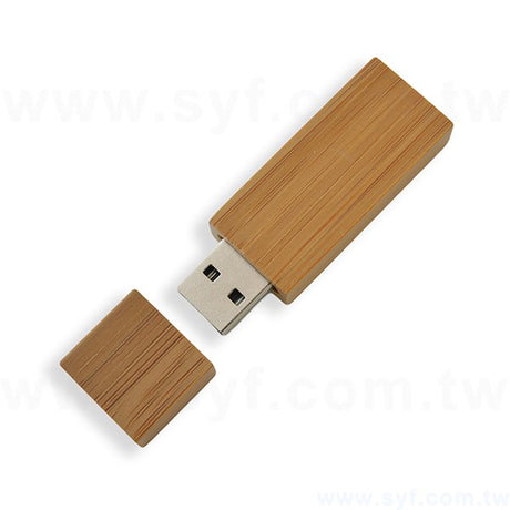 環保隨身碟-原木禮贈品USB-帽蓋木質隨身碟-客製隨身碟容量-採購訂製印刷推薦禮品