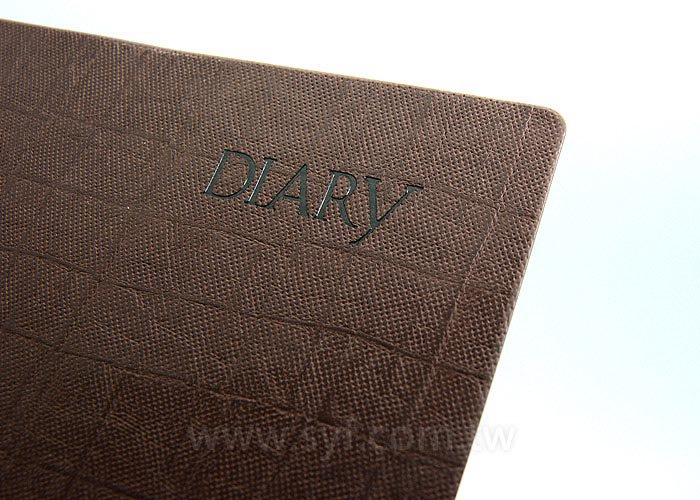 尊爵皮紋工商日誌-抽取式活頁筆記本-可訂製內頁及客製化加印LOGO