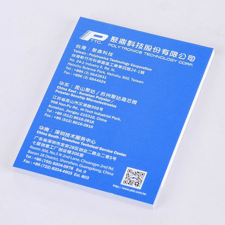 A7便條紙-彩色封面上光印刷-7x9.5桌面便條紙-訂製創意便條紙