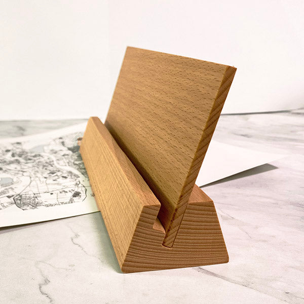 多功能月曆架-櫸木桌曆座