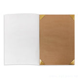 極簡風格左翻證書夾-牛皮紙材質無印刷-畢業禮物首選