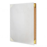 極簡風格左翻證書夾-牛皮紙材質無印刷-畢業禮物首選