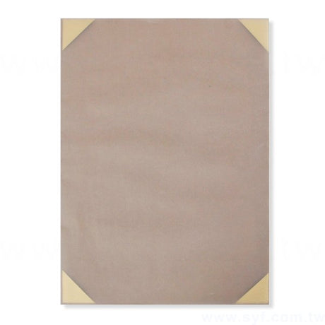 極簡風格左翻證書夾-牛皮紙材質無印刷-畢業禮物首選