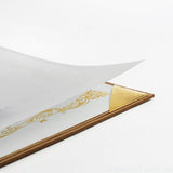 極簡風格左翻證書夾-牛皮紙材質無印刷-畢業禮物首選